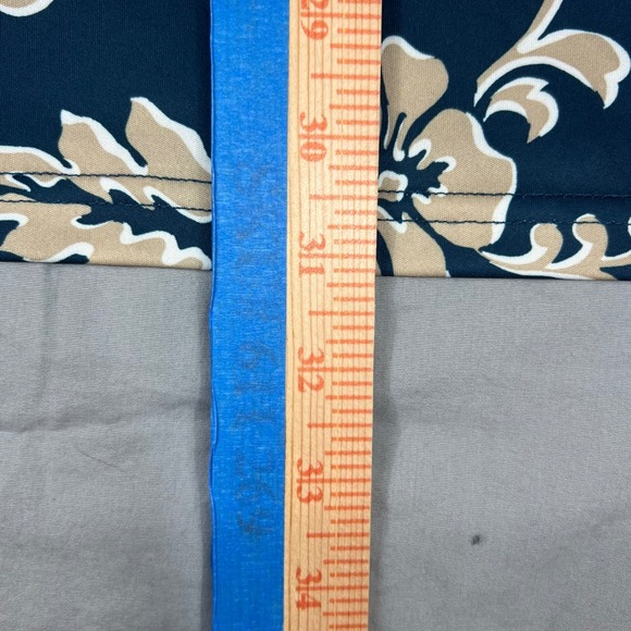 REYN SPOONER Men's XL Hawaiian Floral Print Polyester Short Sleeve Polo Shirt - Picture 11 of 12